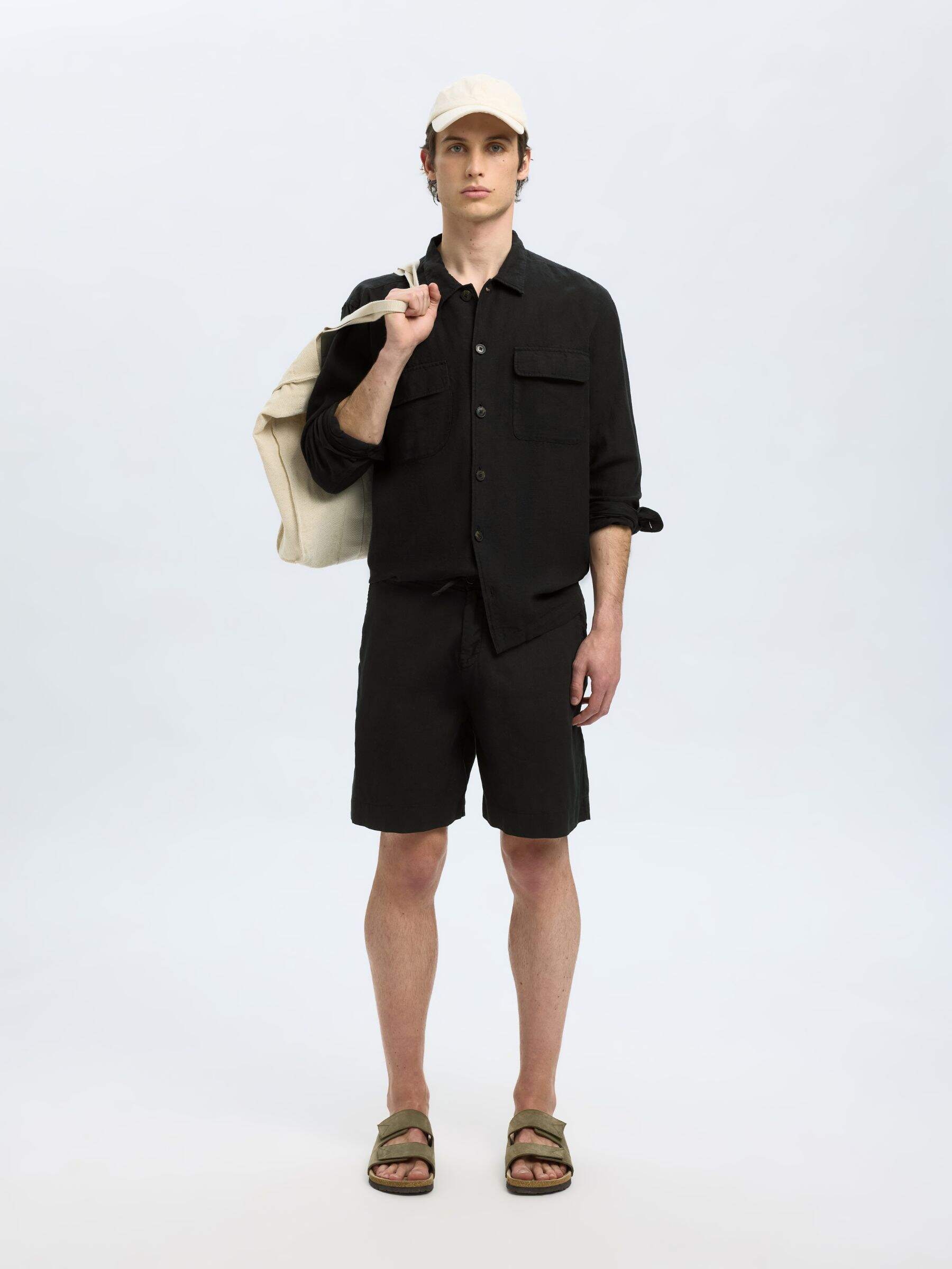 SELECTED - Magnus Drawstring Shorts - 