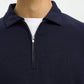 SELECTED - Manuel Quarter-Zip Soft Pullover Polo - 