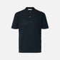 SELECTED - Mattis Cable Knit Polo - 