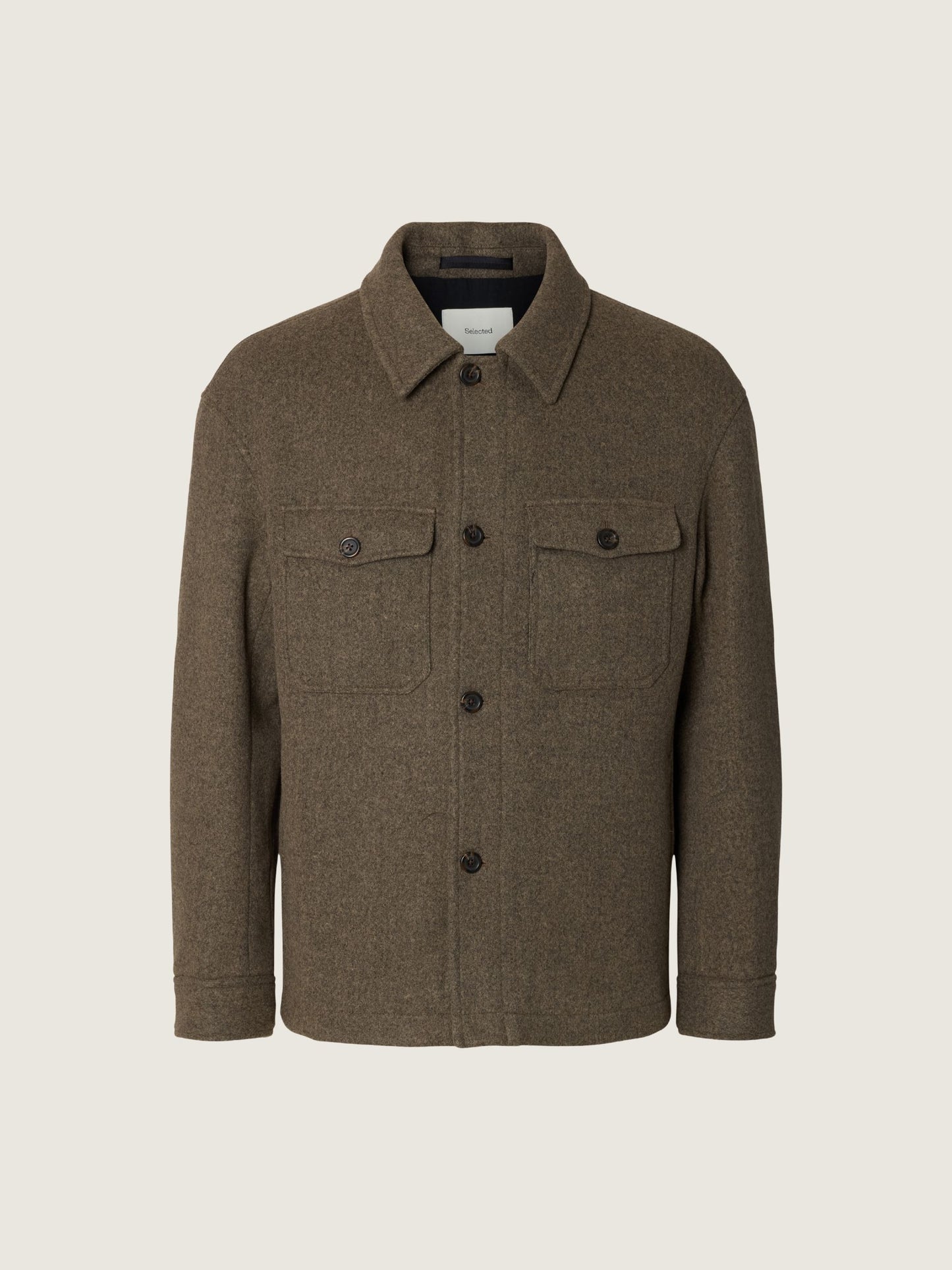 Mitch Wool Blend Overshirt
