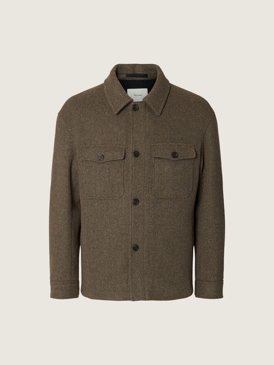 Mitch Wool Blend Overshirt