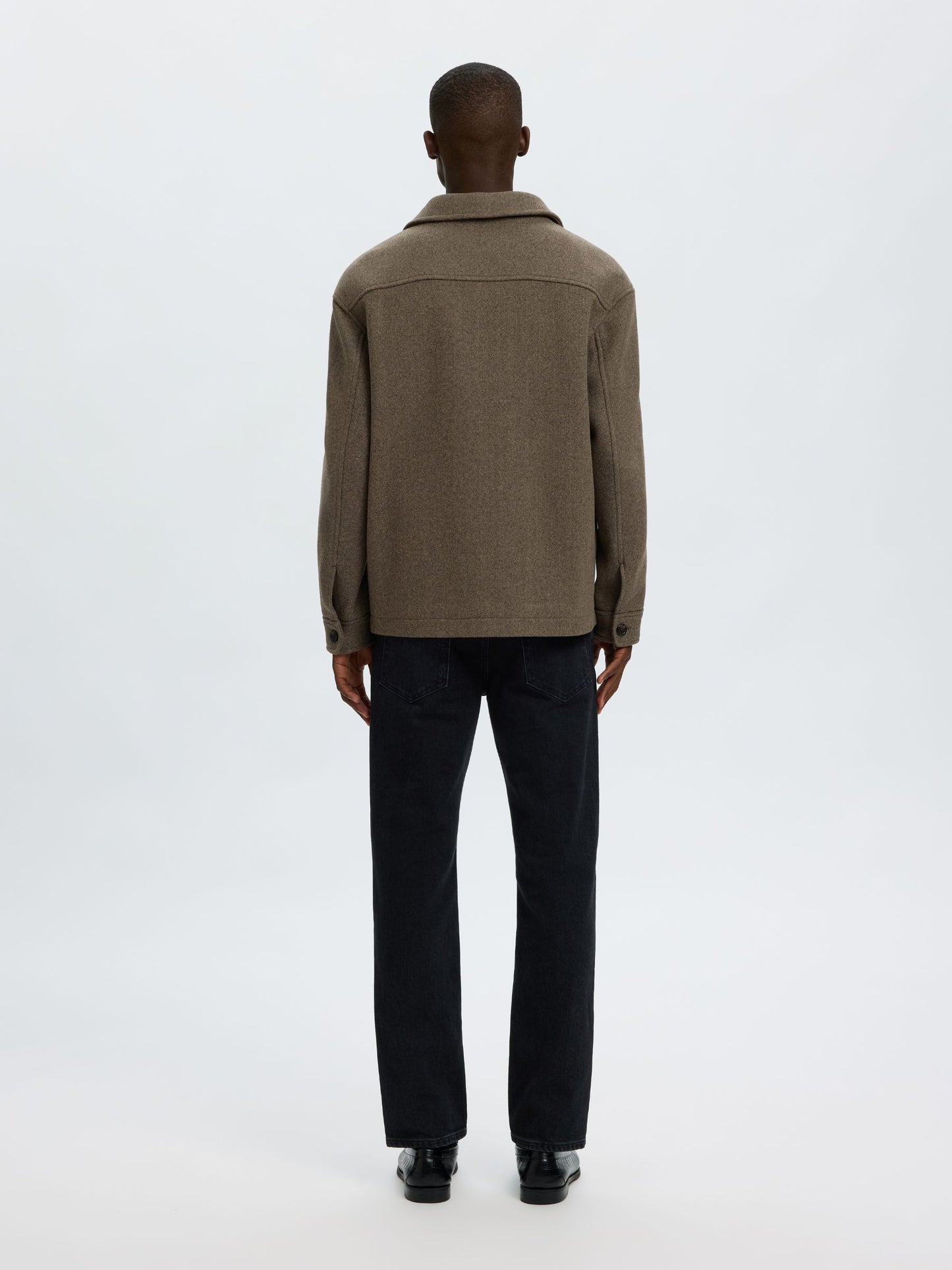 Mitch Wool Blend Overshirt