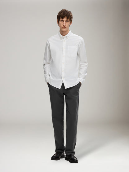 SELECTED - Rick Oxford Shirt - White