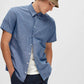 SELECTED - Sun Short Sleeve Button Up Shirt - 