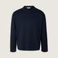 SELECTED - Taj Heavyweight Longsleeve Crewneck T-Shirt - Sky Captain