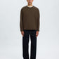SELECTED - Taj Heavyweight Longsleeve Crewneck T-Shirt - 