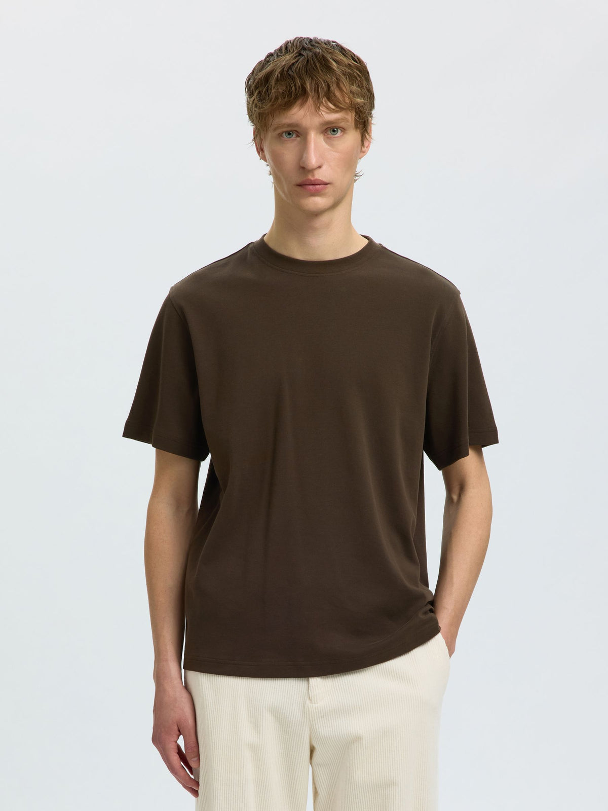 SELECTED - Taj Organic Cotton Shortsleeve T-Shirt - 