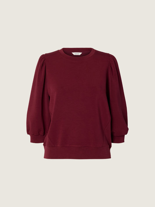 SELECTED - Tenny Tencel Top - Tawny Port