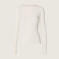 SELECTED FEMME - Toledo Crewneck Longsleeve Top - Snow White