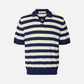 SELECTED - Torino Stripe Shortsleeve Polo Shirt - 