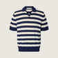SELECTED - Torino Stripe Shortsleeve Polo Shirt - 