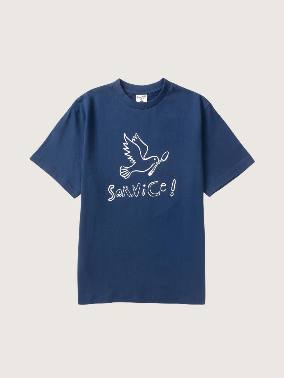 SERVICE WORKS - Dove Shortsleeve T-Shirt - Navy