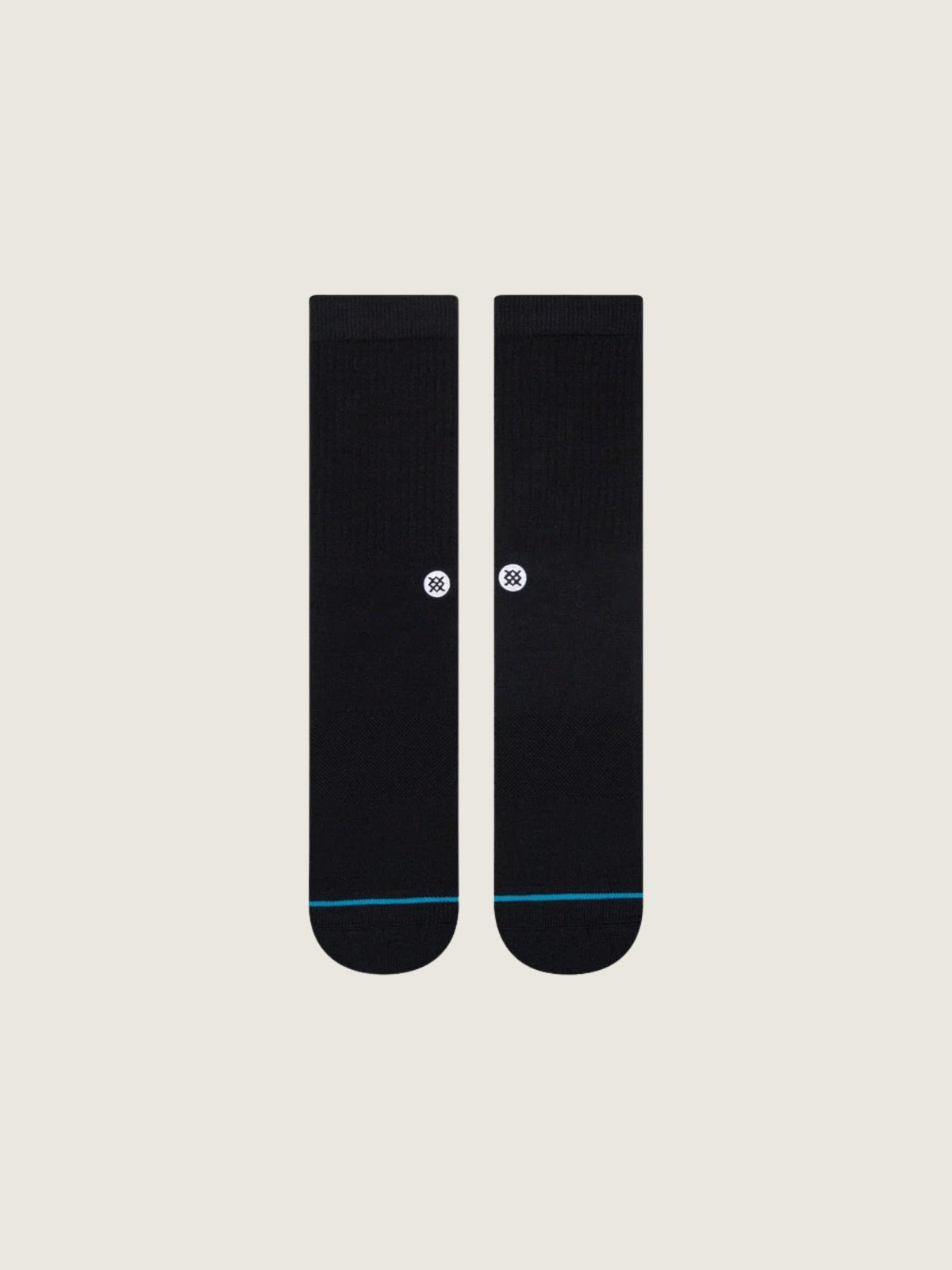 STANCE - Icon Crew Socks - Black / White
