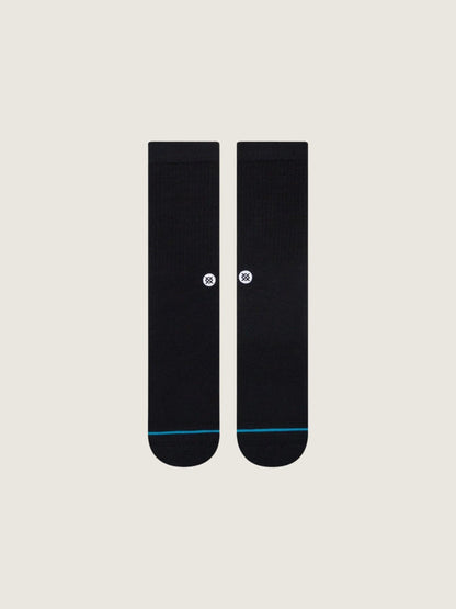 STANCE - Icon Crew Socks - Black / White