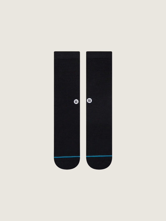 STANCE - Icon Crew Socks - Black / White