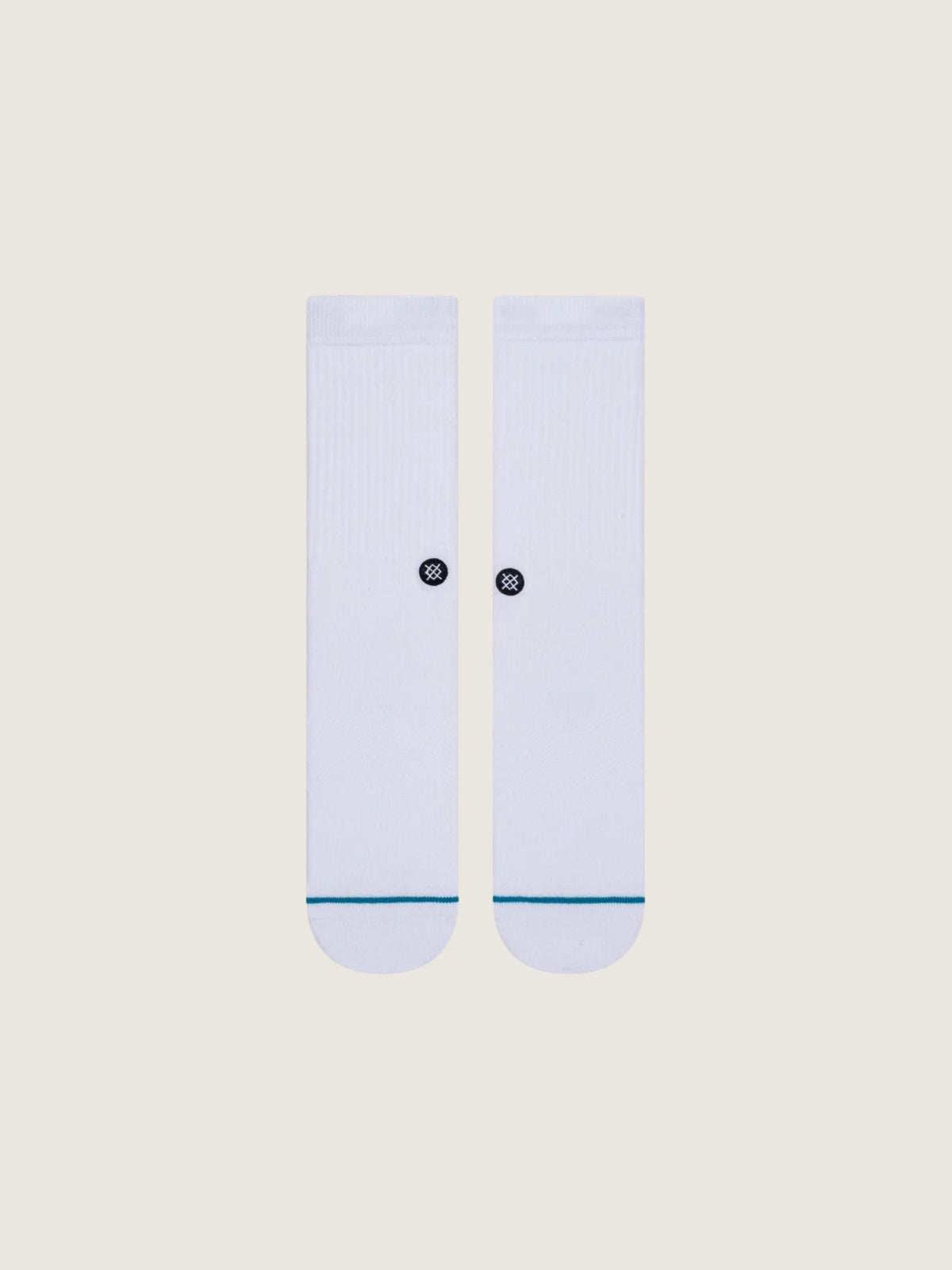 STANCE - Icon Crew Socks - White / Black