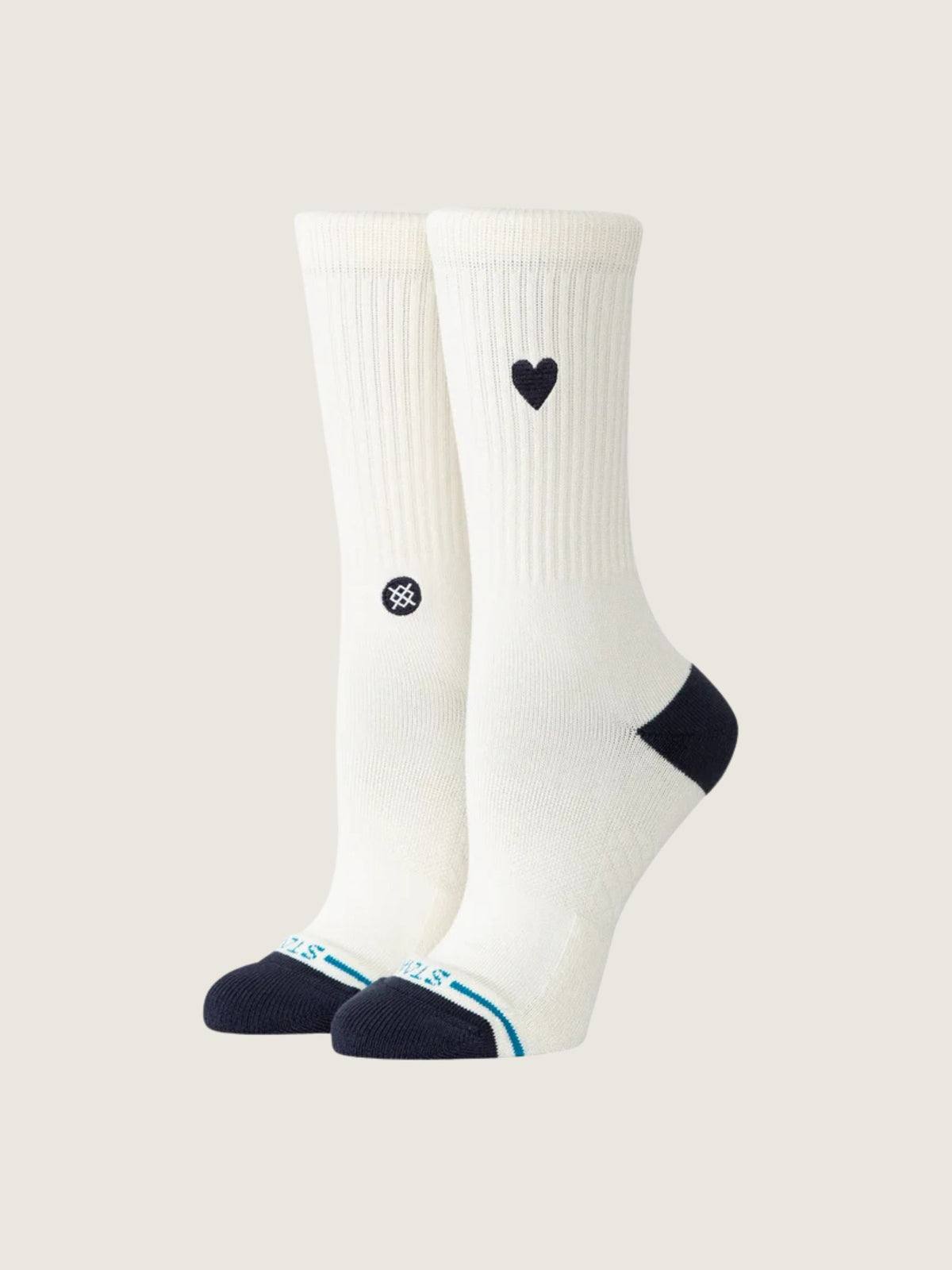 Women's Heart Crew Socks
