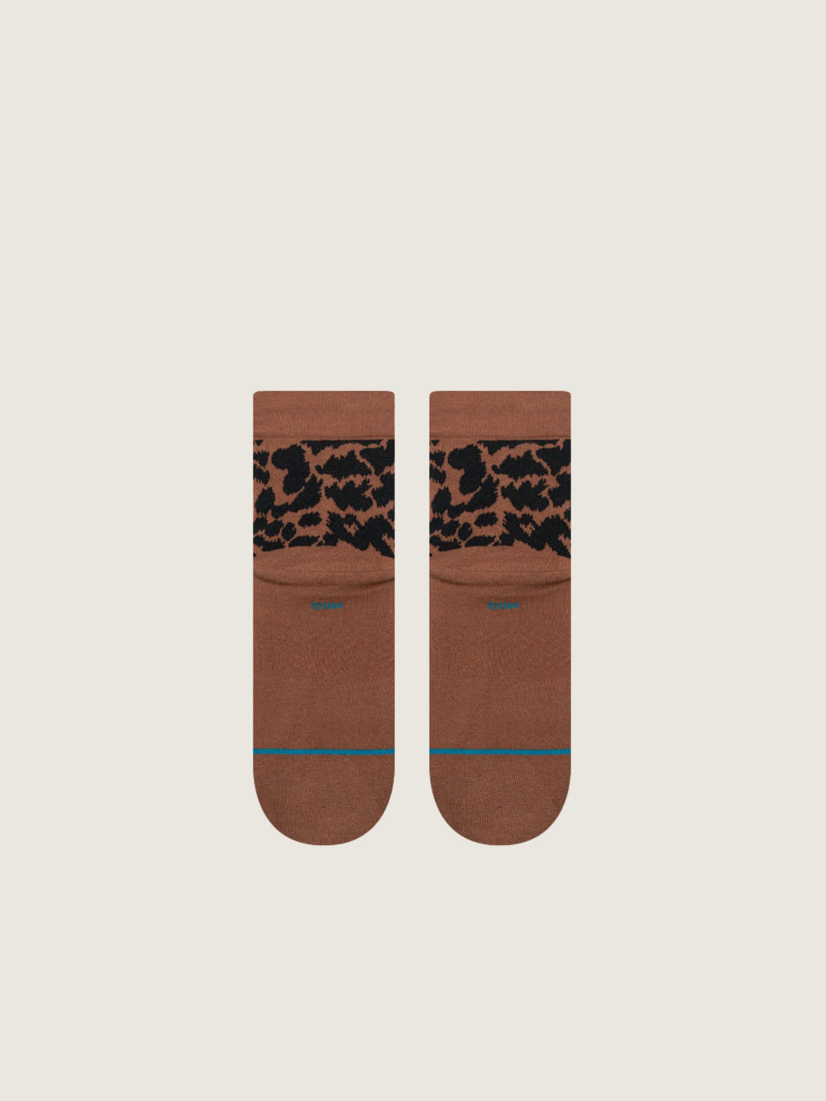 Women's Leopard Lowrider Quarter Socks