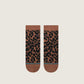 Women's Leopard Lowrider Quarter Socks