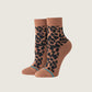 Women's Leopard Lowrider Quarter Socks