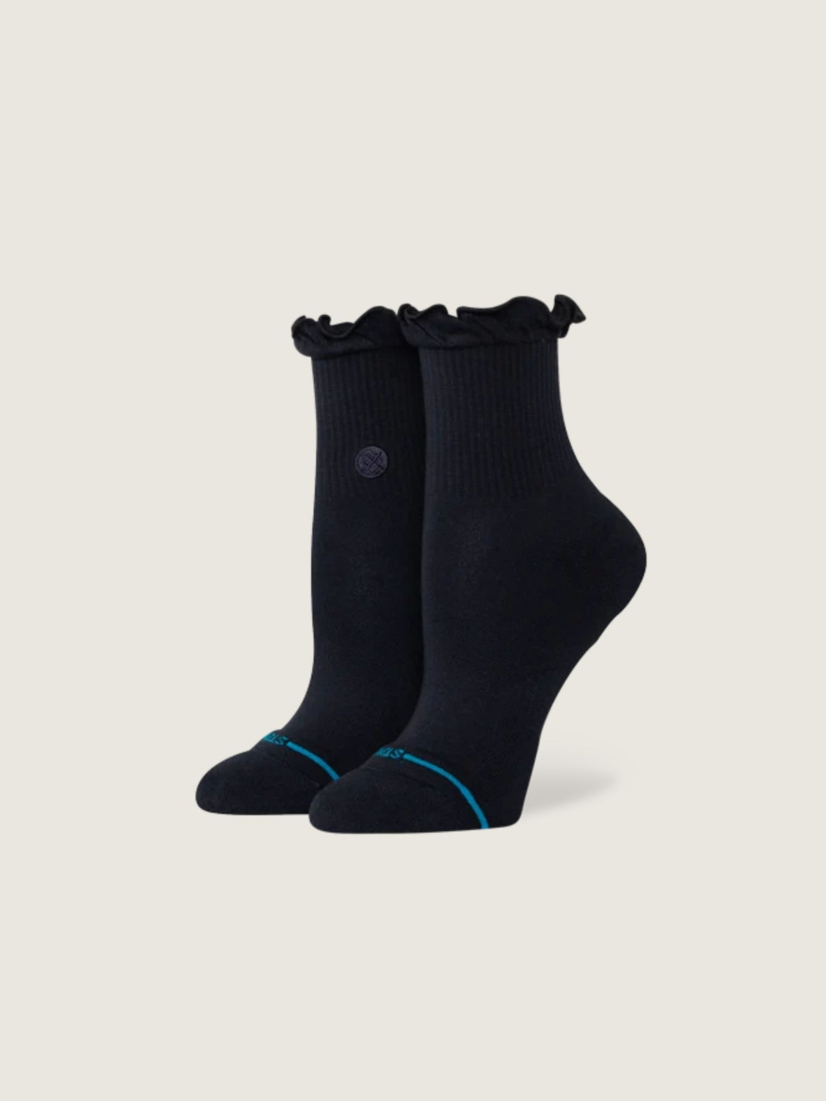 Women's Ruffle Icon Quarter Socks