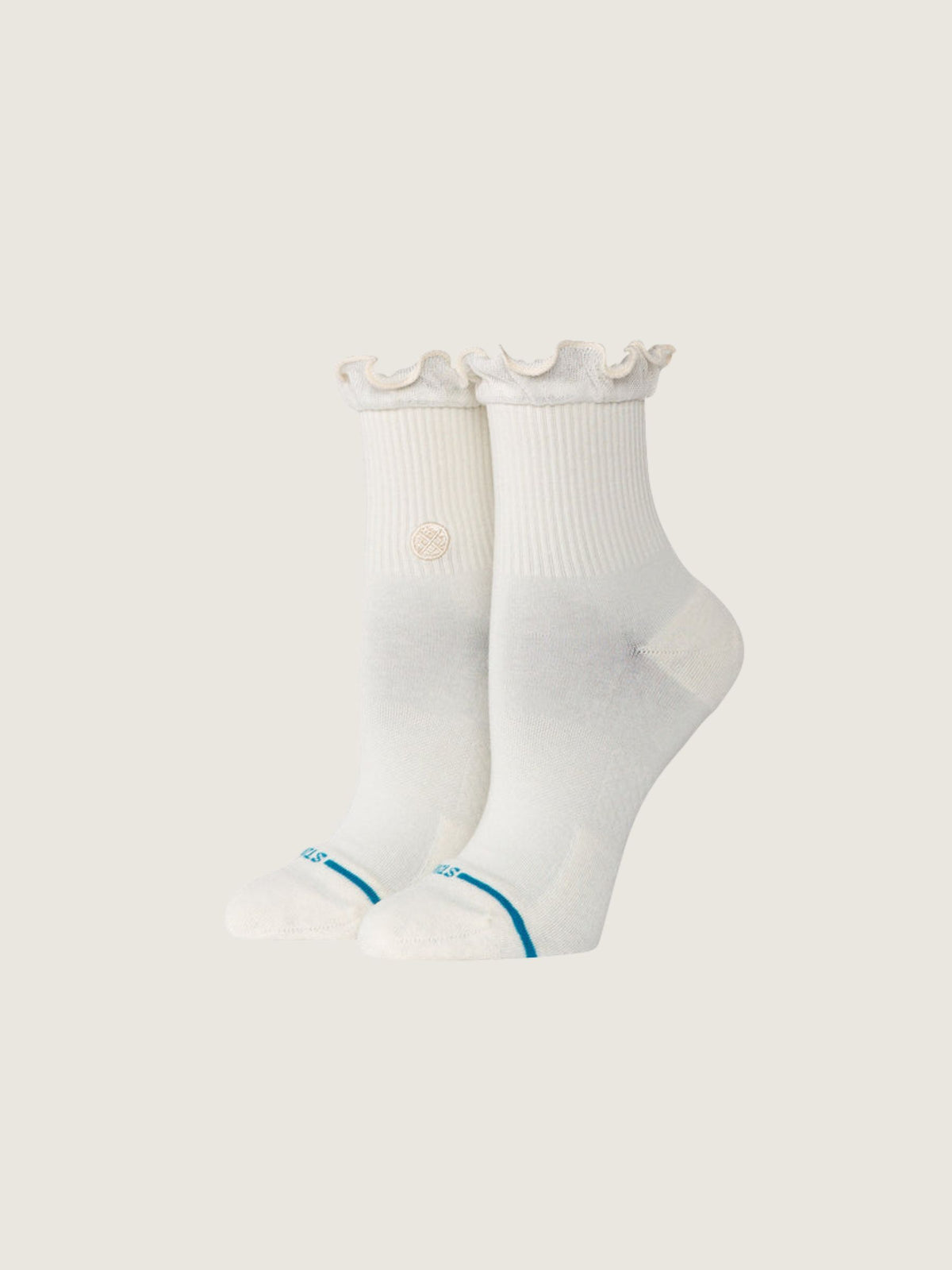 Women's Ruffle Icon Quarter Socks