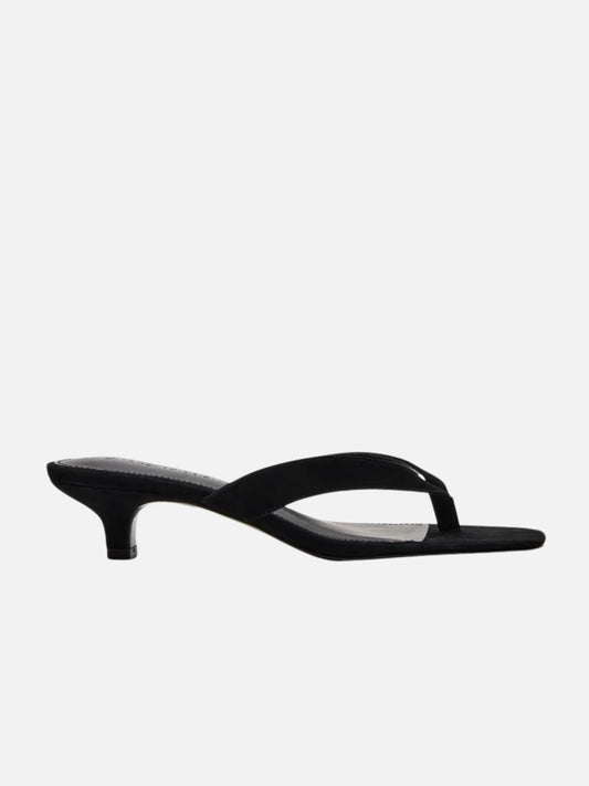 STEVE MADDEN - Tracie Kitten Heel - Black Suede