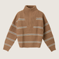 Warm Chai Quarter Zip Pullover Sweater