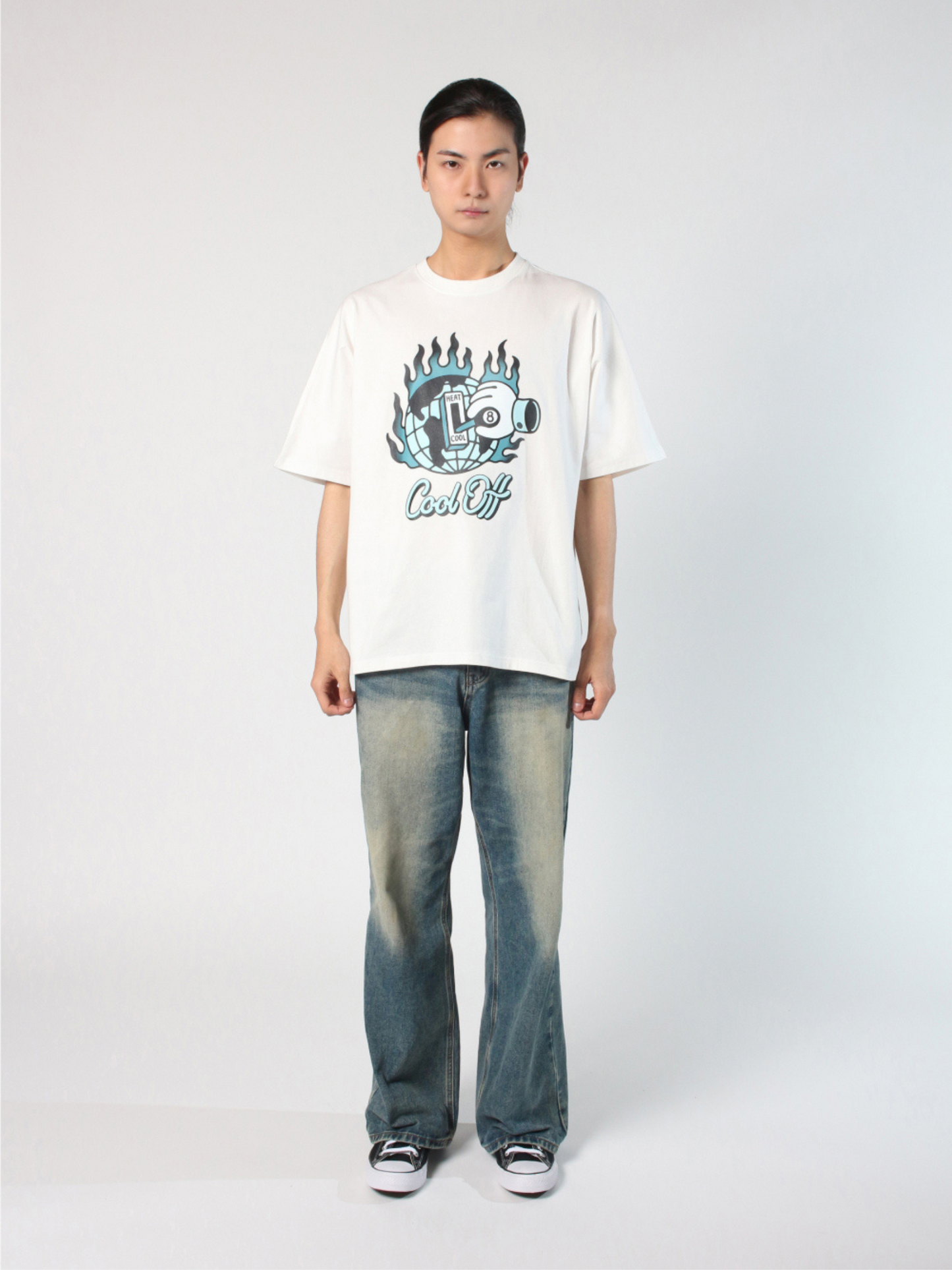 TEE LIBRARY - Cool Off Boxy Tee - 