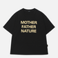 TEE LIBRARY - Mother, Father, Nature Boxy Tee - 
