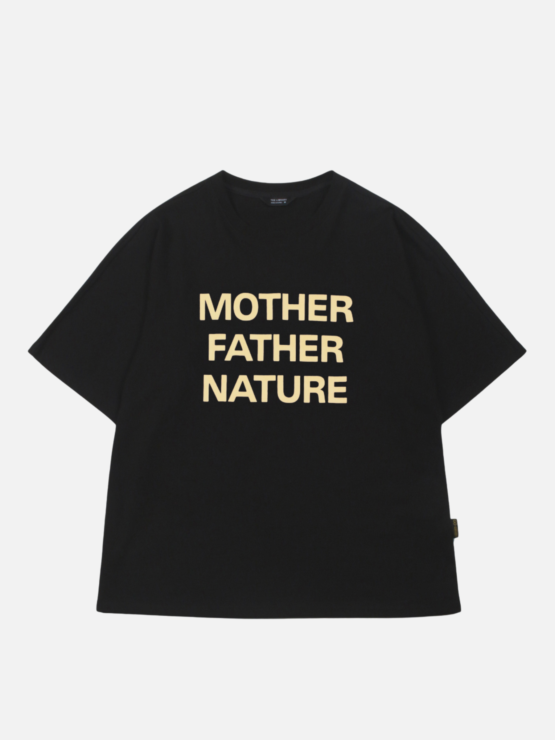 TEE LIBRARY - Mother, Father, Nature Boxy Tee - 