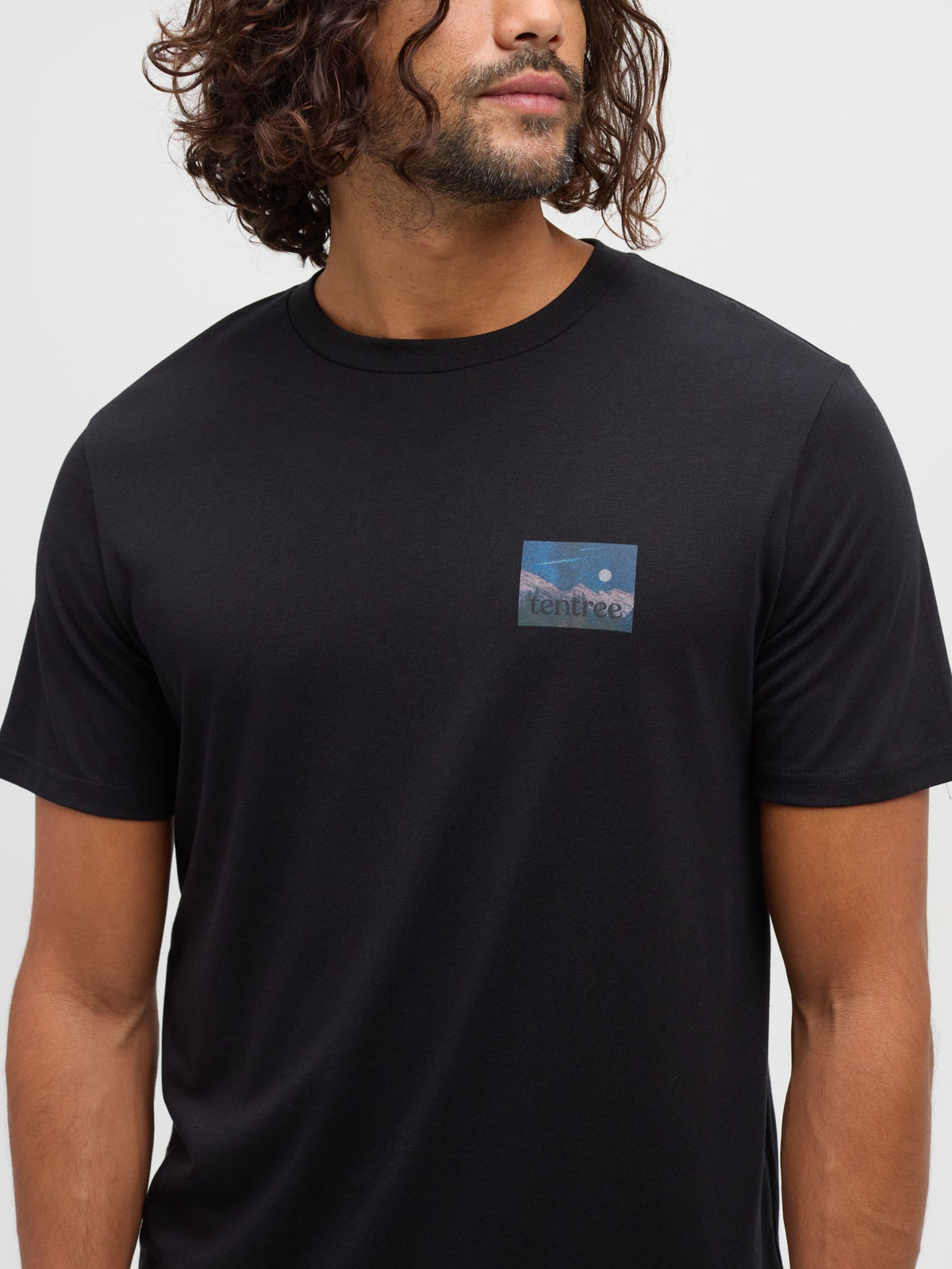 TENTREE - Parks Midnight Mountain T-Shirt - 
