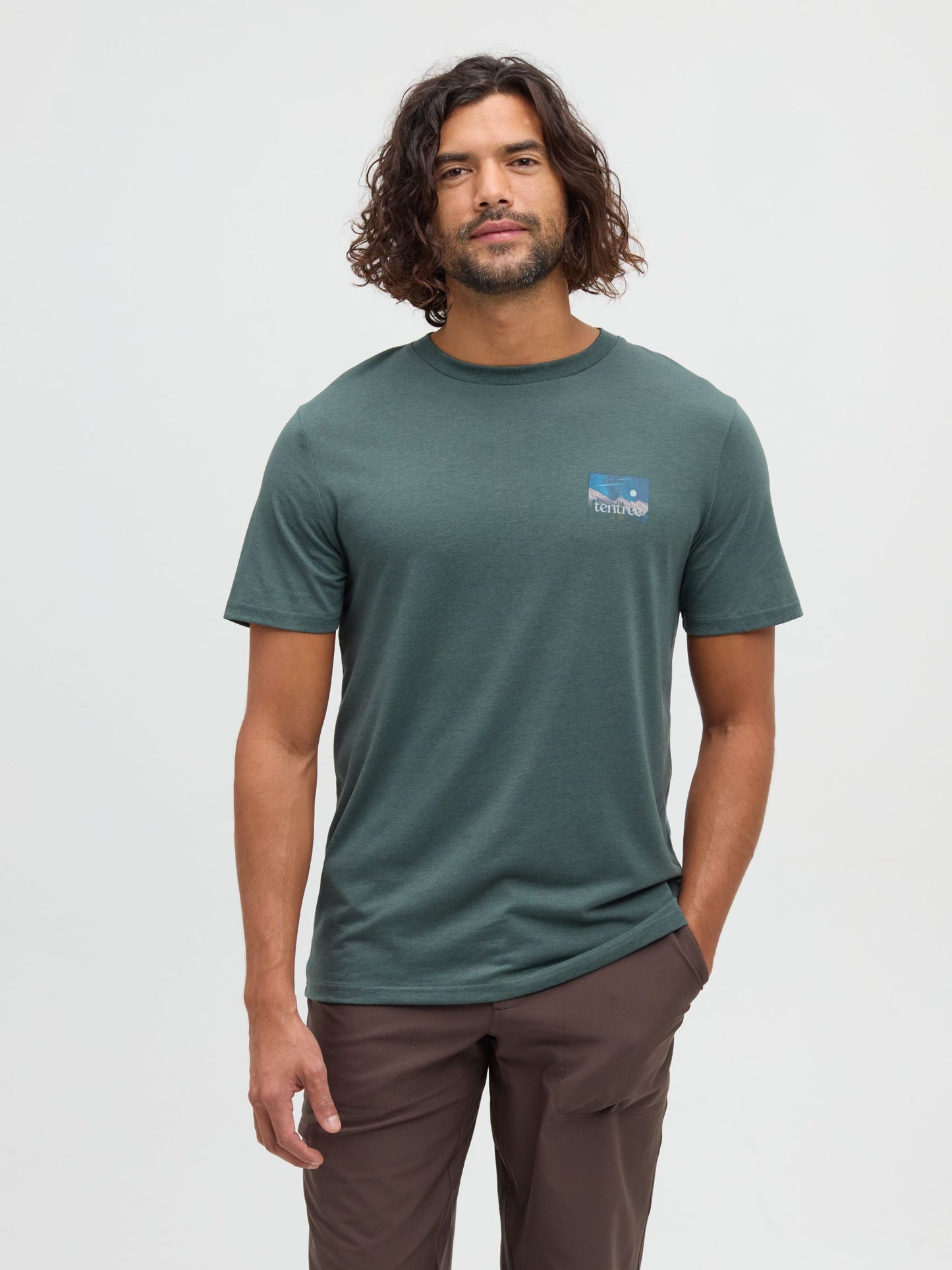 TENTREE - Parks Midnight Mountain T-Shirt - 