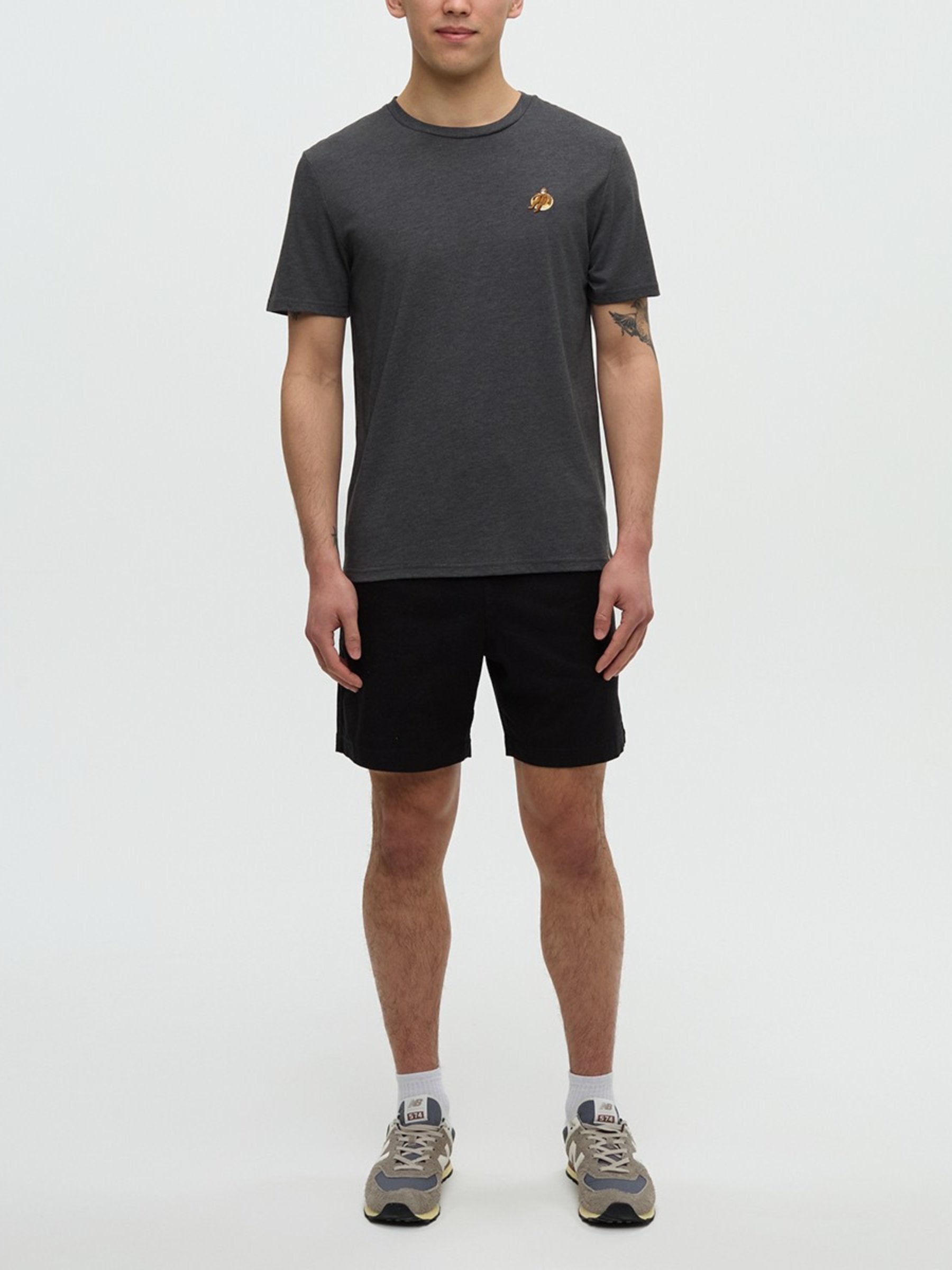 TENTREE - Sasquatch T-Shirt - Graphite Heather / Floatie
