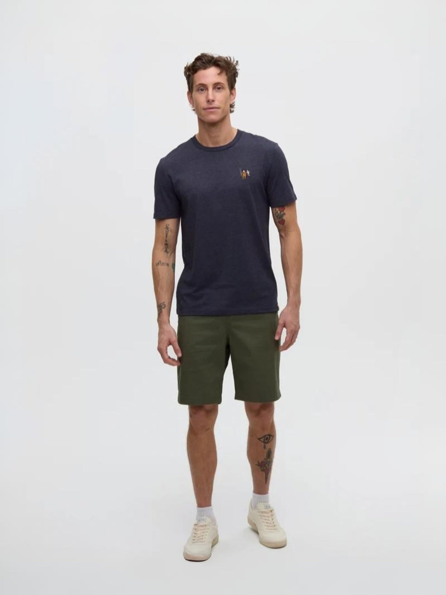 TENTREE - Sasquatch T-Shirt - Midnight Blue Heather / Fishing