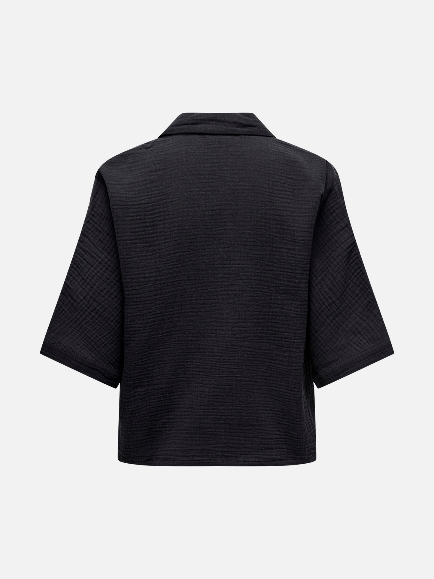 ONLY-Thyra Cotton Gauze Shirt-Phantom