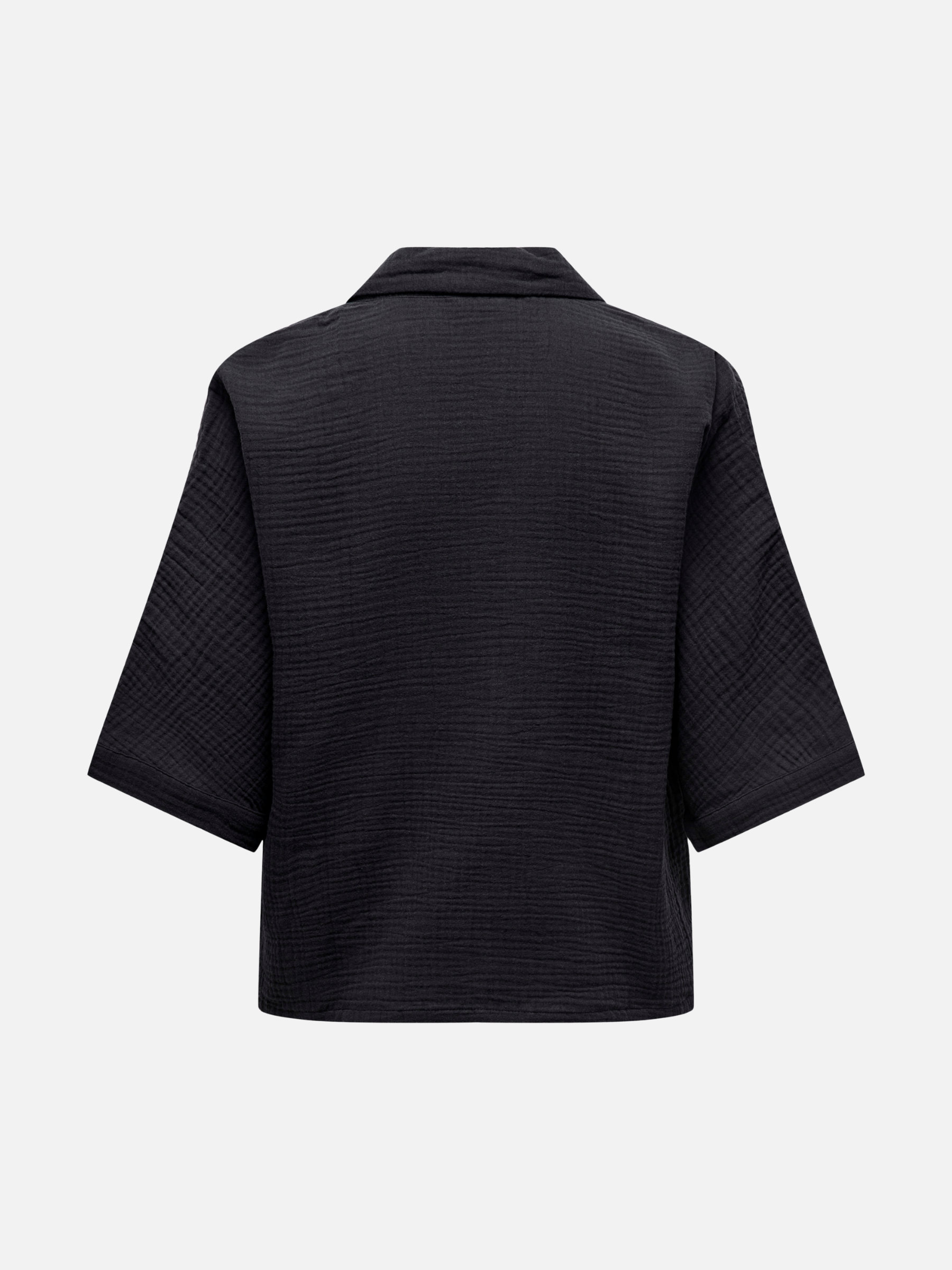 ONLY-Thyra Cotton Gauze Shirt-Phantom