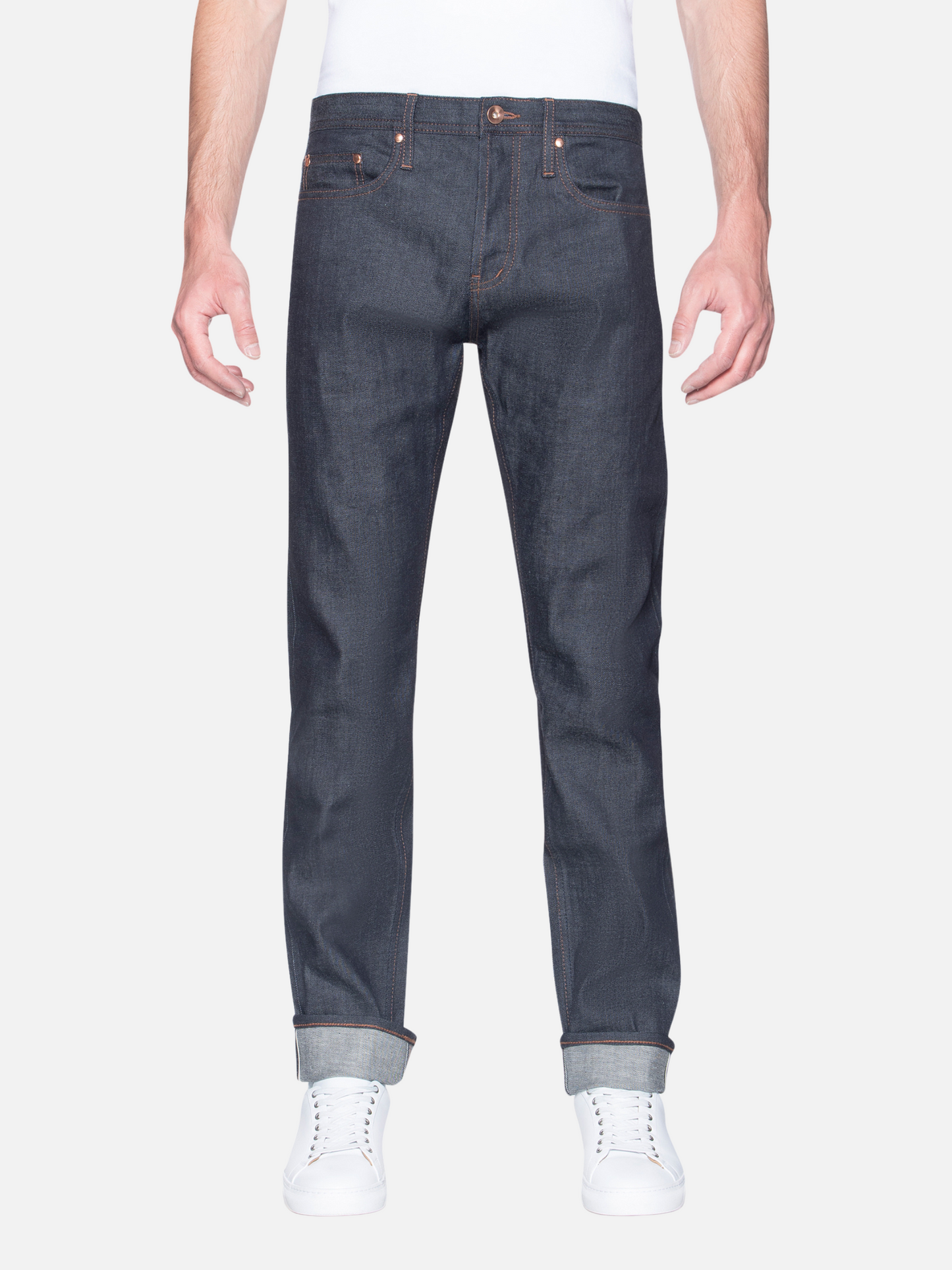 UNBRANDED - UB222 Tapered Stretch Selvedge - Indigo - 