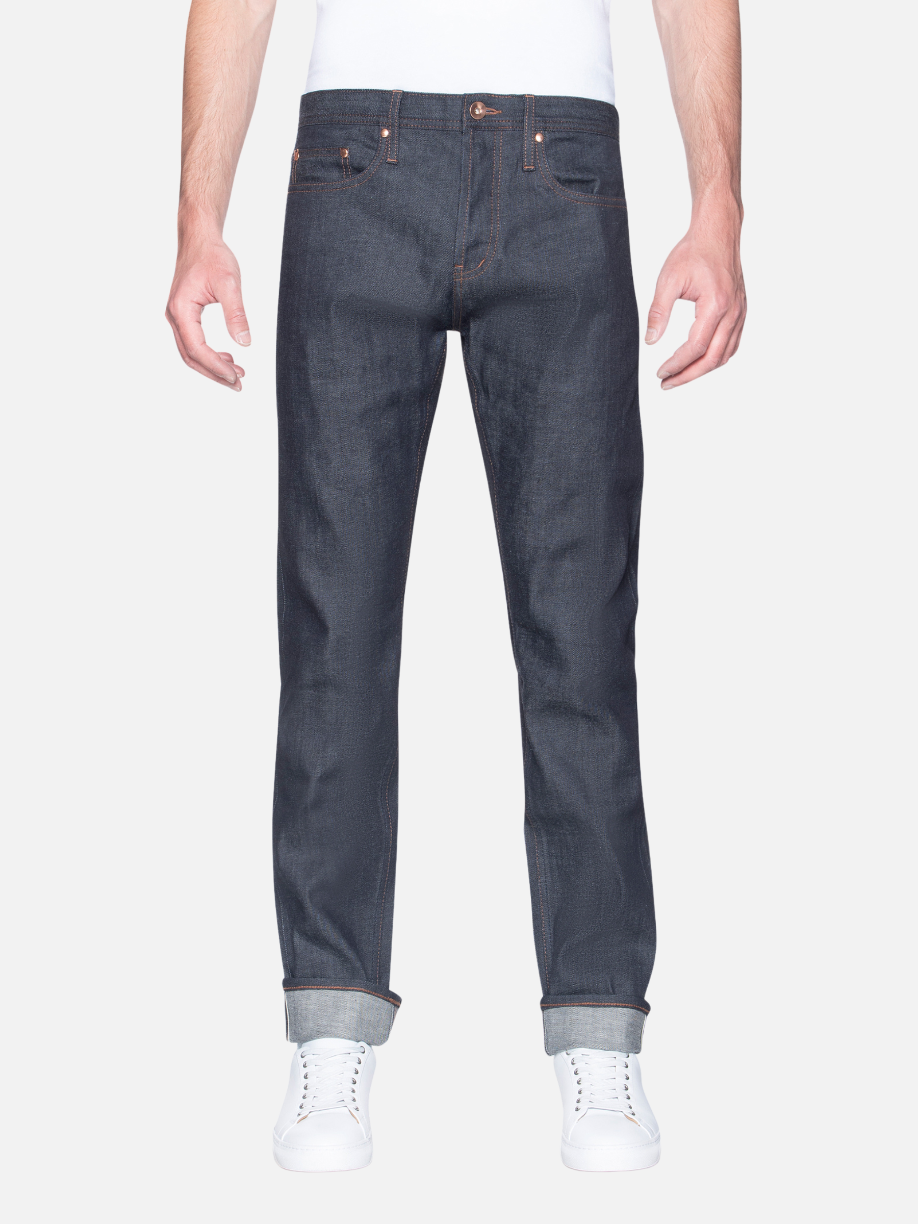 UNBRANDED - UB222 Tapered Stretch Selvedge - Indigo - 