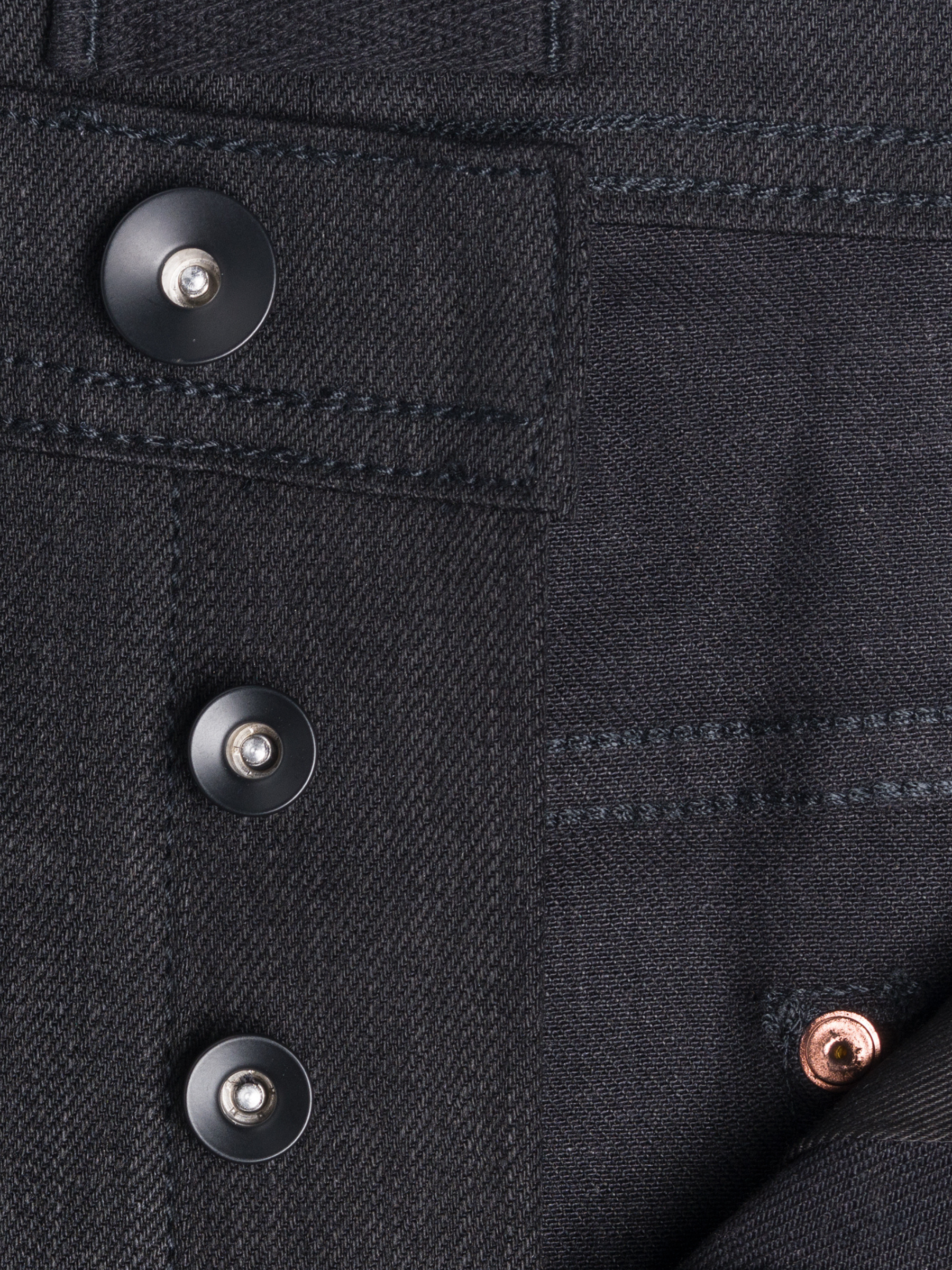 UNBRANDED - UB244 Tapered Stretch Selvedge - Black - 