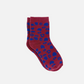 UNIFIED - Leopard Socks - Merlot