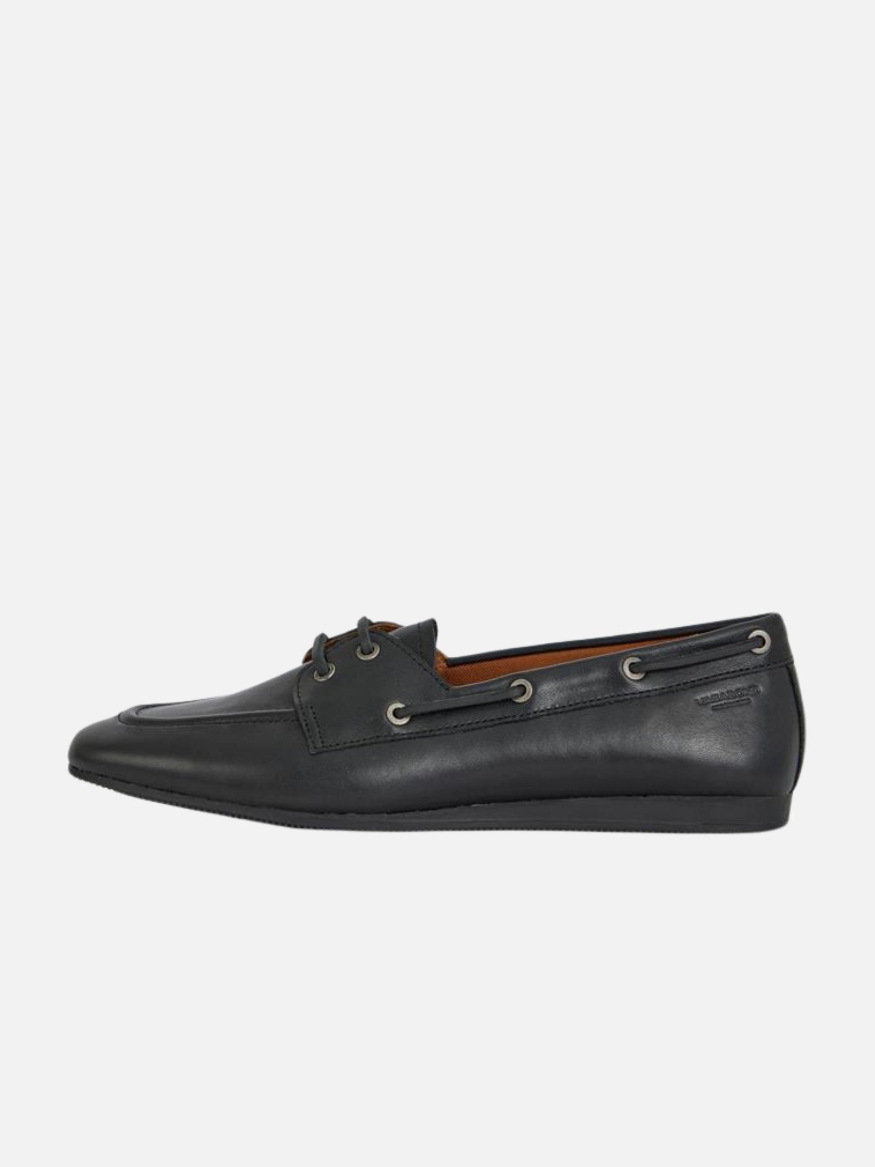 VAGABOND - Hillary Leather Boat Shoe - Black