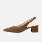 VAGABOND SHOEMAKERS - Marta Slingback Heel - Cocoa Bean Suede