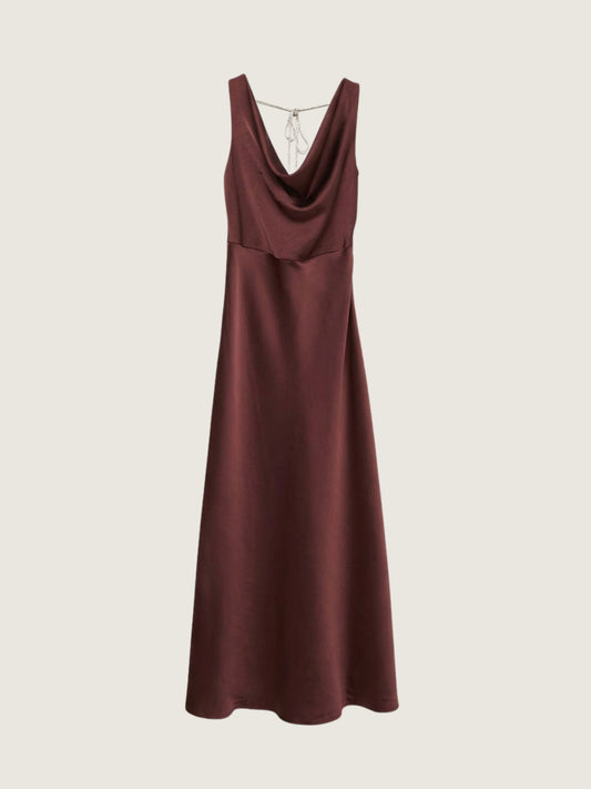 Mailka Tie Maxi Dress