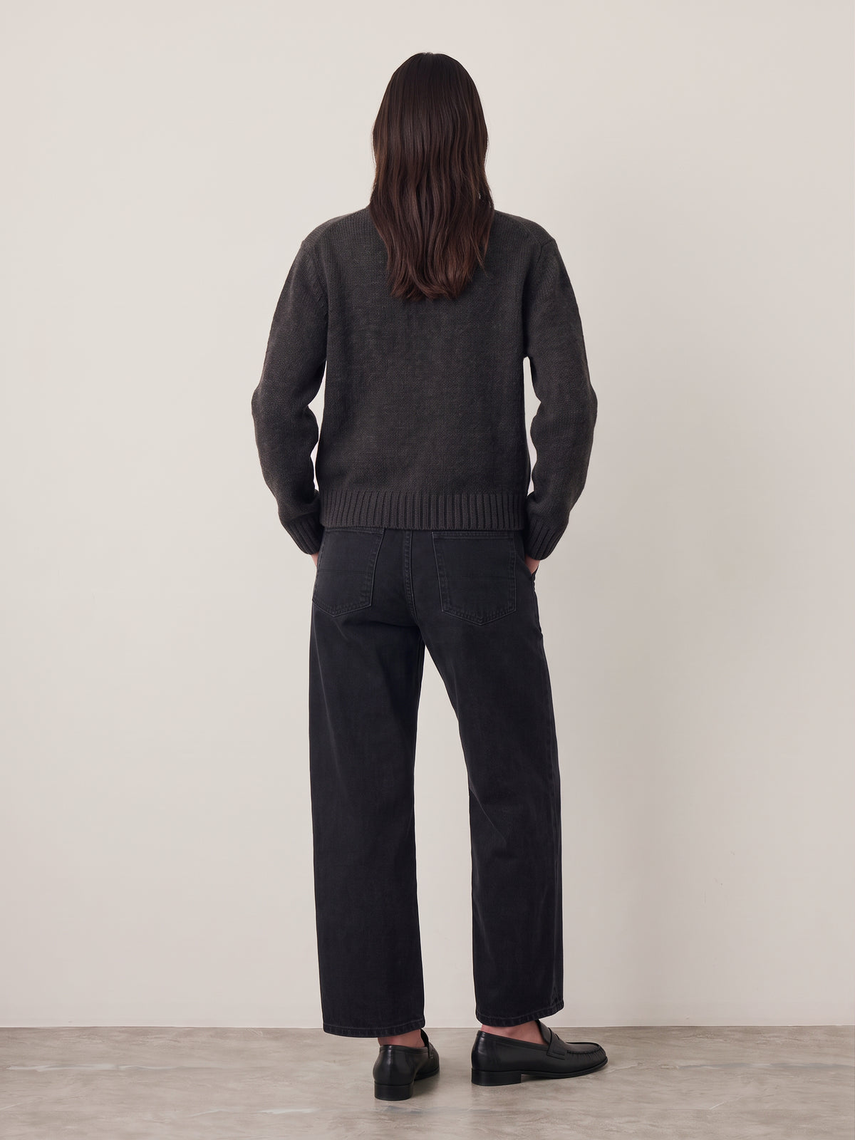 WARP & WEFT - BNA Soft Curve Barrel Jeans - 