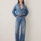 WARP & WEFT - BNA Soft Curve Barrel Jeans - 