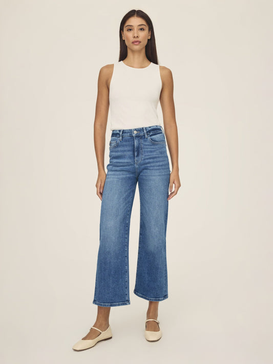 WARP & WEFT - ICN Crop Wide Leg Jeans - 