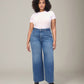 WARP & WEFT - ICN Crop Wide Leg Jeans - Extended Sizing - 