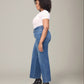 WARP & WEFT - ICN Crop Wide Leg Jeans - Extended Sizing - 