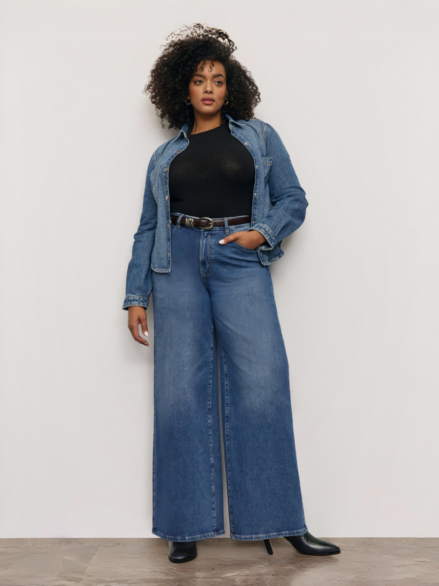 NCE Relaxed Wide Leg Jeans